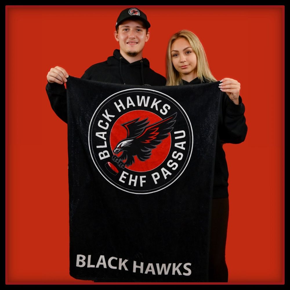 EHF Black Hawks Handtuch